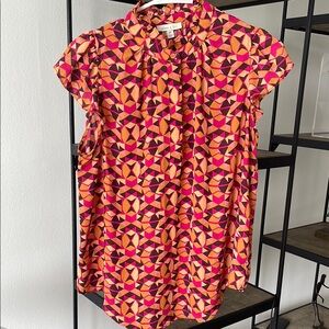 Geometric Patterned Women's Top